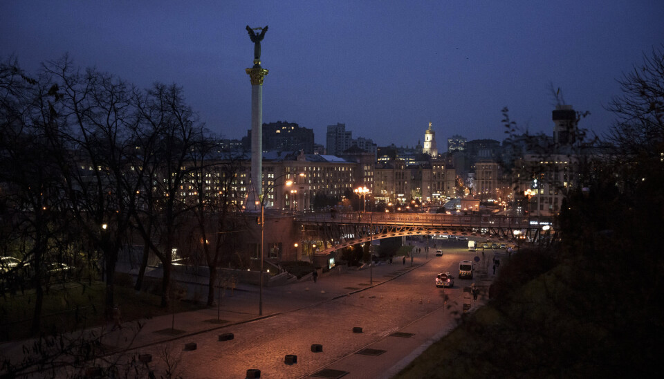 KYIV: Russland angrep Kyiv med droner natt til lørdag, ifølge ukrainske myndigheter. Her fra Kyiv tidligere i uken.