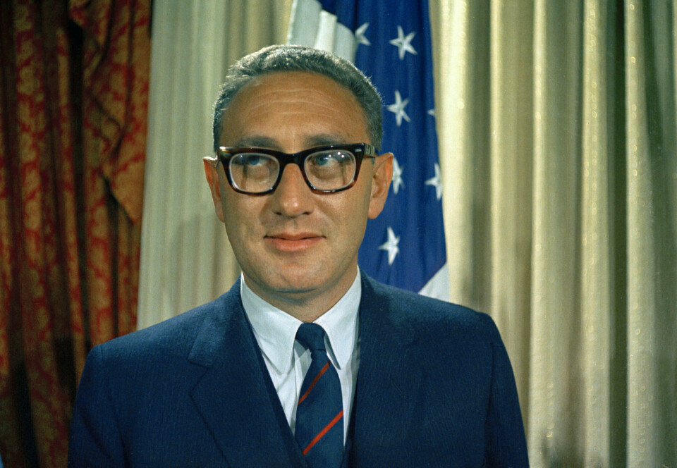 PROFESSOR: Henry Kissinger fotografert i 1968, da han var professor ved Harvard-universitetet.