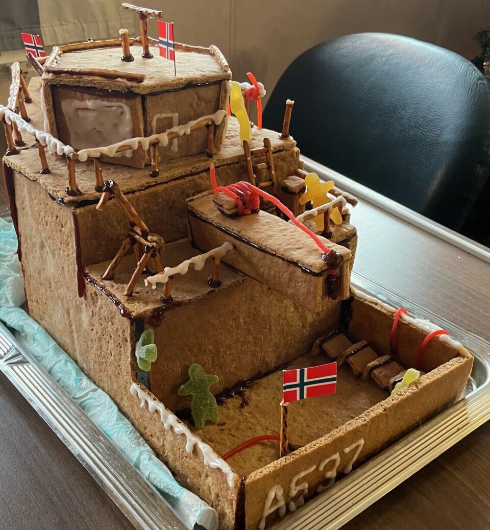 DETALJERT: På skipet er det lagt ned god innsats, og man ser at byggerne har hatt et øye for detaljer.