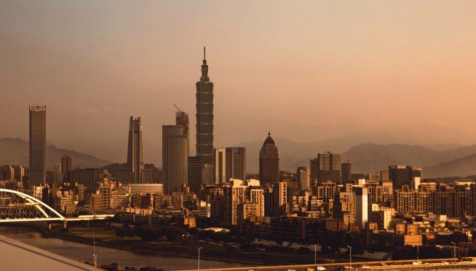 TAIPEI: Taiwans hovedstad Taipei. Lørdag er det valg på øya.