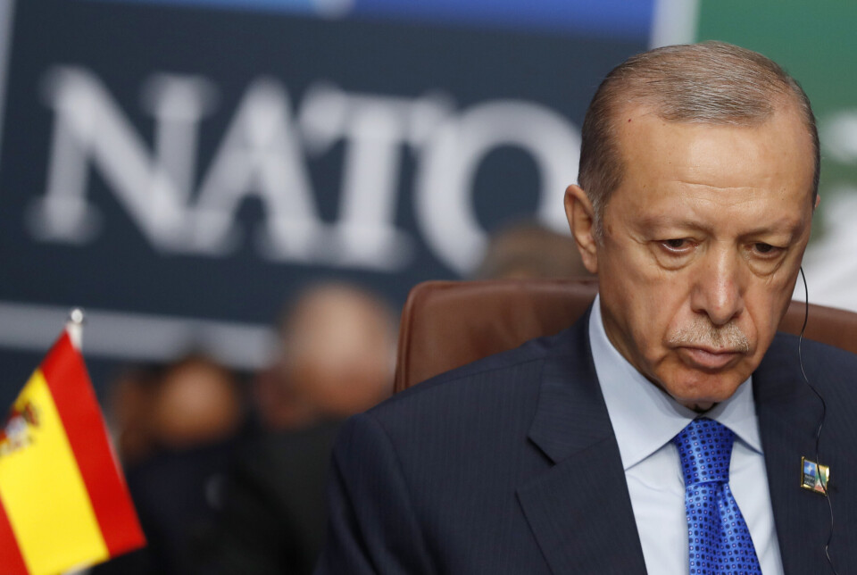 GAZA: Tyrkias president Recep Tayyip Erdogan har vært sterk i kritikken mot Israels krigføring på Gazastripen. Siden oktober har Tyrkia blokkert Natos samarbeid med Israel på grunn av krigen, ifølge kilder med kjennskap til saken.