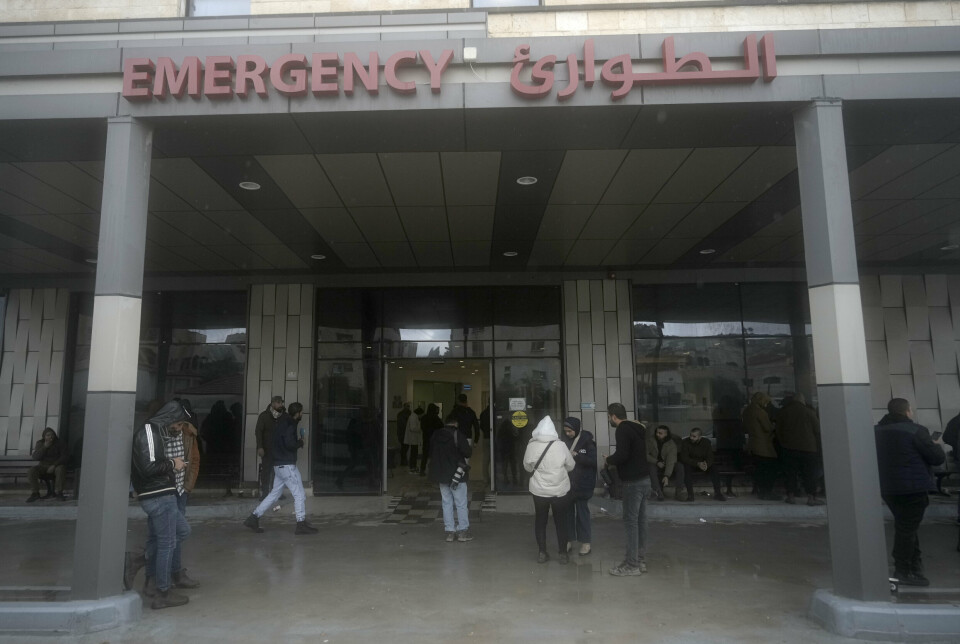 VESTBREDDEN: Utenfor dette sykehuset, Ibn Sina, skal forkledde israelske soldater ha drept palestinere, tirsdag 30. januar.