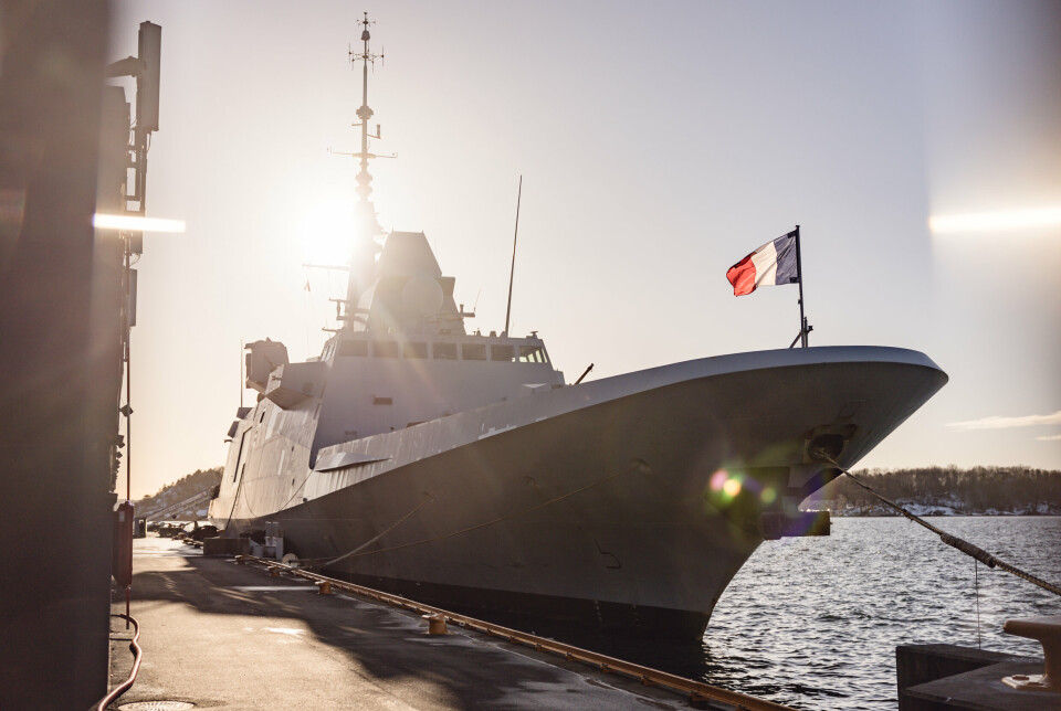 BRETAGNE: Fregatten som de siste ukene har seilt i Nord-Atlanteren under et overvåking- og avskrekkings oppdrag