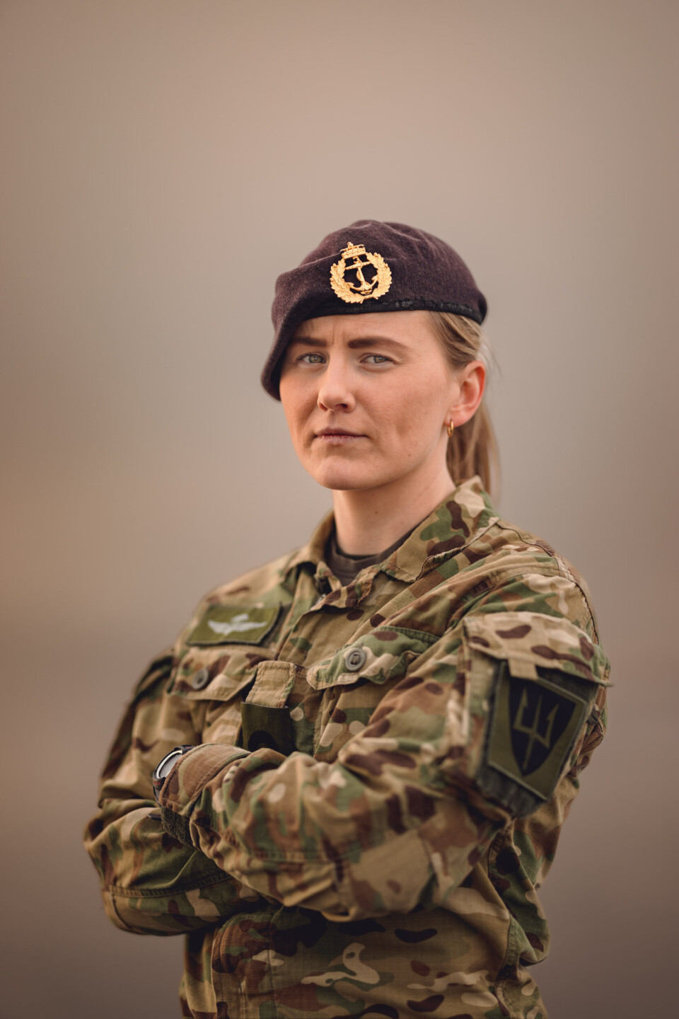 ADJUTANT: Adjutant Kristin Løvendahl Berg deler sin erfaring med å tilrettelegge for sjefens hverdag i Forsvarets spesialstyrker.
