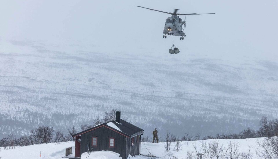Commando Helicopter Force’s 845 NAS, currently operating in the Arctic as part of OP CLOCKWORK, have given back to their Norwegian hosts using their Merlin Mk4 helicopters.