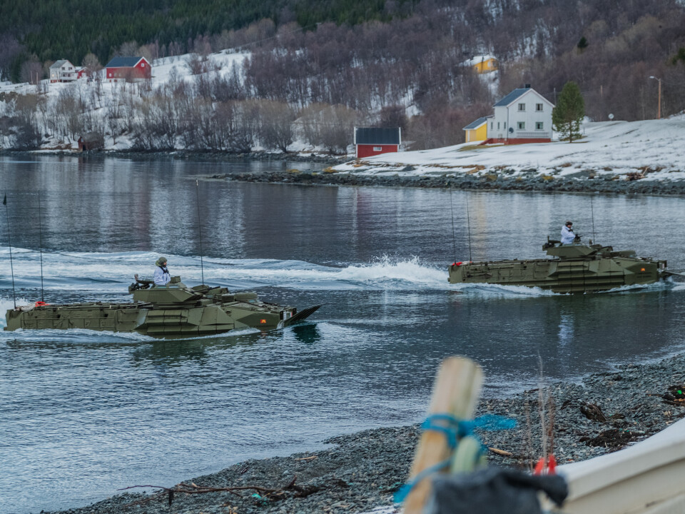 Nordic Response 2024, Badderen - Assault amphibious vehicles (AAVs)
