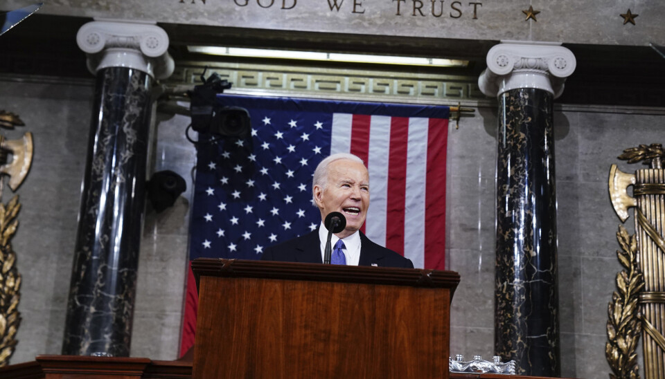OMTALTE PUTIN: Joe Biden diskuterte ikke overraskende krigen i Ukraina.