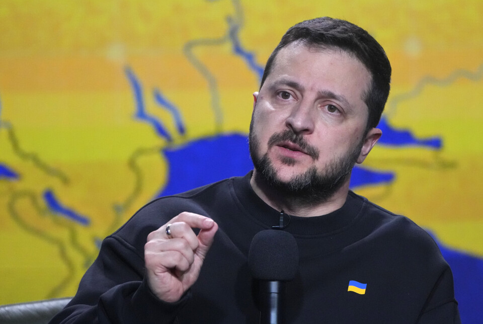 FORSTERKER: Ukraina skal nå bygge forsvarsverker på en strekning på 1000 kilometer, ifølge Volodymyr Zelenskyj.