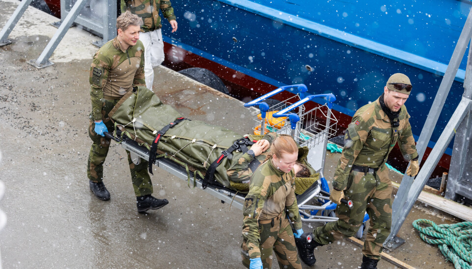 GJENNOMREISE: Blir en soldat skadet, kan ferden gå via feltsykehus, legevakt og hurtigbåt.
