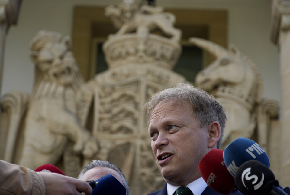 JAMMET: Et fly med Grant Shapps ombord ble jammet ved Kaliningrad.