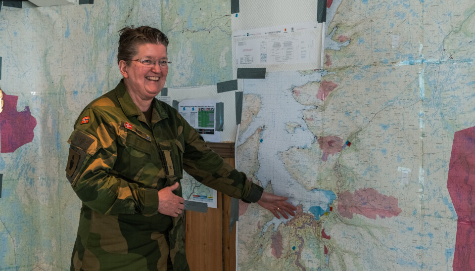 TRAVLE DAGER: Marianne Bø er stabsoffiser for miljøverngruppen ved FOH, med ansvar for miljøvern under Nordic Response 2024.