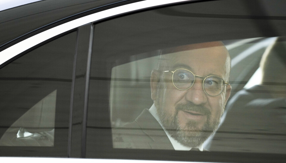 TOPPMØTE: EUs president Charles Michel forklarer at forsvar og sikkerhet står høyt på agendaen under EUs toppmøte denne uken.
