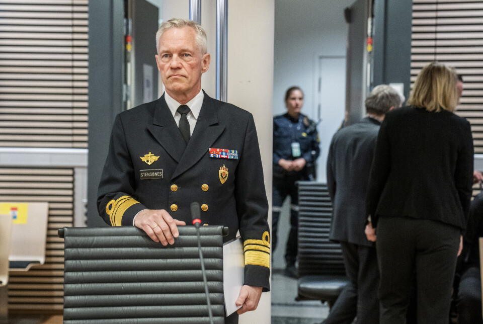 VITNER: Sjef for E-tjenesten Nils-Andreas Stensønes vitnet fredag i rettssaken i Oslo tingrett.