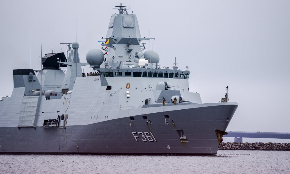 Danmarks Radio: Forsvarssjefen vil skrote fregatt-oppdatering