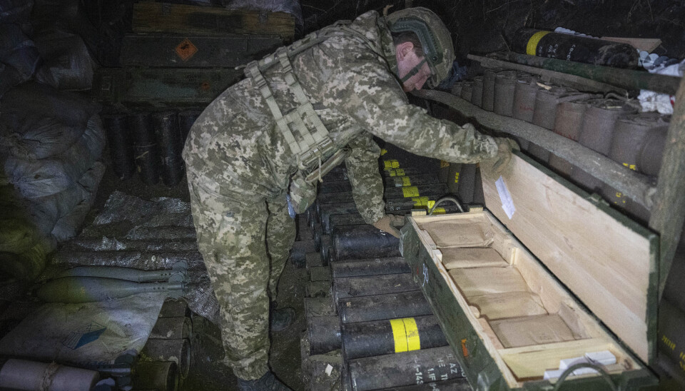 MANGEL: Det er anstrengte tider i ukrainske våpenlagre. Amerikanske militære sier at noen typer ammunisjon vil kunne være på plass i løpet av dager hvis Senatet og presidenten godkjenner støttepakken på 61 milliarder dollar som er vedtatt av Representantenes hus.