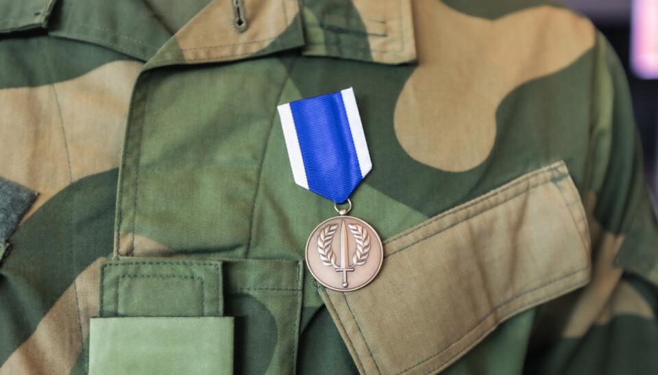 INTERNASJONAL TJENESTE: Medaljen «Forsvarets medalje for internasjonal tjeneste» ble for første gang tildelt i år.