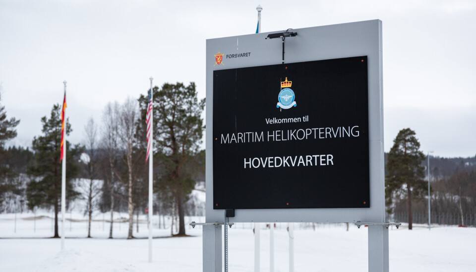 NAVNEBYTTE: Maritim Helikopterving i Bardufoss tar over navnet 131 luftving. Maritim Helikopterving er vertskapsbase under NATO øvelsen Nordic Response 2024. I bakgrunnen er flagg som representerer noen av de allierte landene som deltar.
