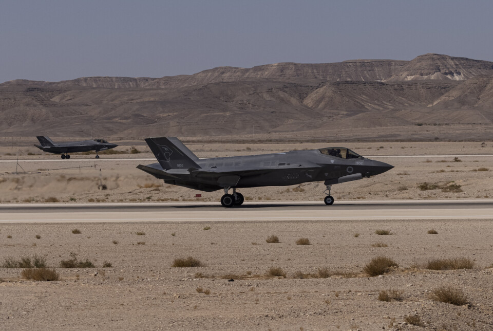 AVTALE: Israel skal ut med cirka 30 milliarder kroner for de nye F-35-jagerflyene