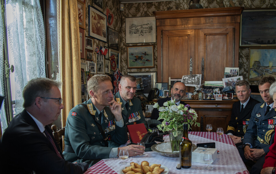 Møtte tidsvitne fra D-dagen