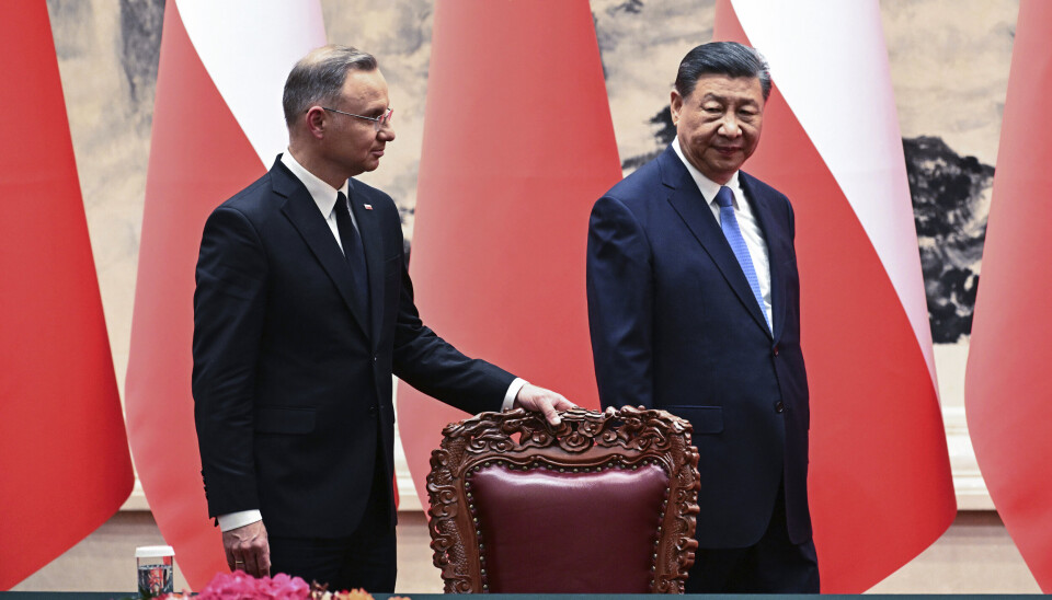 HÅPEFULL: Andrzej Duda håper Xi Jinping vil bidra til å skape fred i Ukraina.