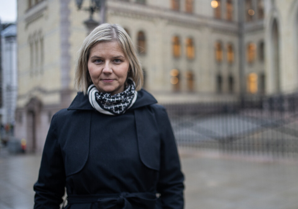 ALVOR: Partileder i Venstre, Guri Melby forventer at forsvarsministeren må ta grep.