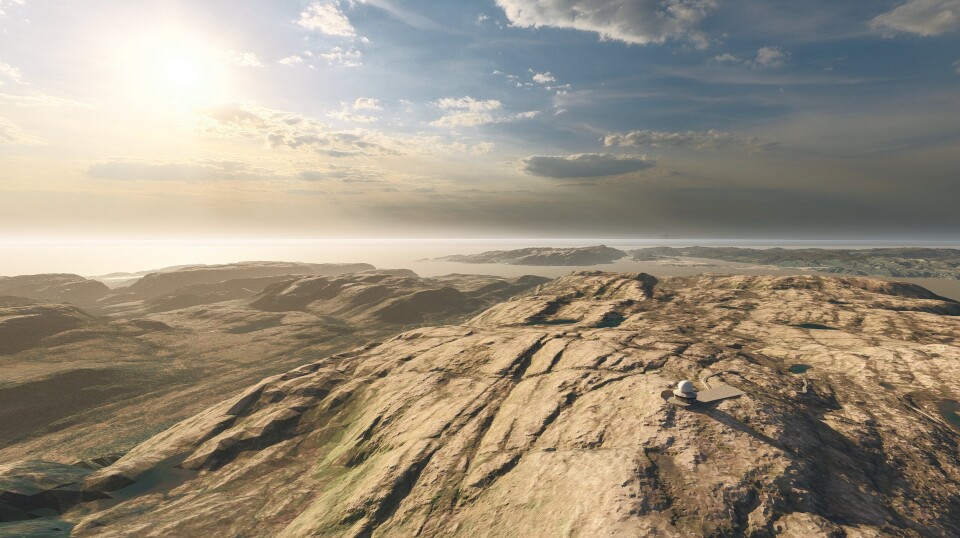 NYTT RADARANLEGG: Radaren i Lensvik er planlagt å stå ferdig vinteren 2026.