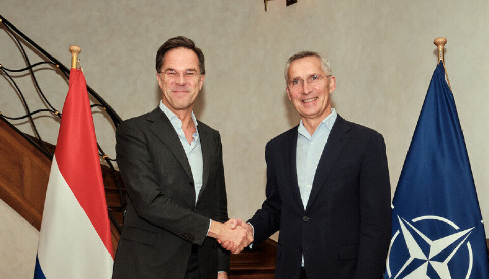 TAR OVER: Mark Rutte blir ny generalsekretær i Nato fra oktober 2024 av. NATO Secretary General Jens Stoltenberg meets with the Prime Minister of the Netherlands, Mark Rutte