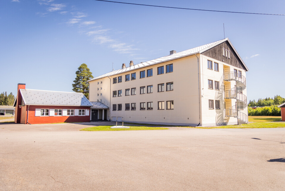KASERNE: Et vanlig syn i norske forsvarsleirer.
