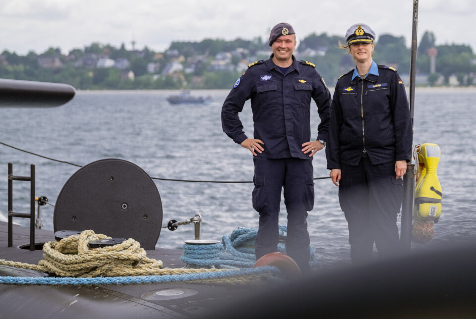 SKIPSSJEFER: Øyvind Lavoll og Claudia Neben er øverstkommanderende for hver sin ubåt.