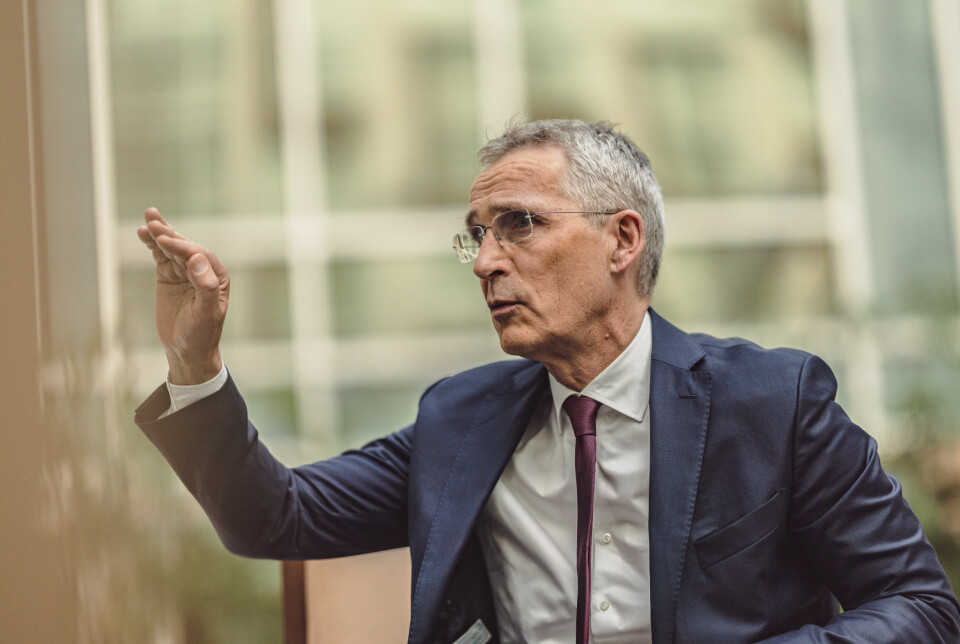 ÅPNER LOMMEBOKA: Generalsekretær Jens Stoltenberg varsler at Nato vil kjøpe missiler for 7,5 milliarder kroner.