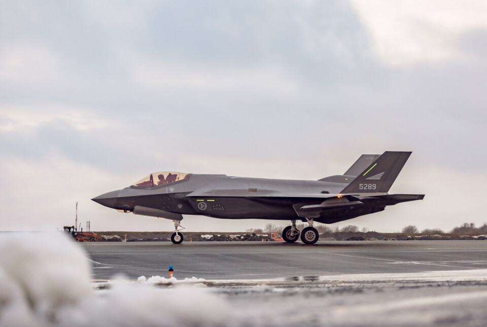 TRØNDELAG: F-35 tar av fra Ørland flystasjon.
