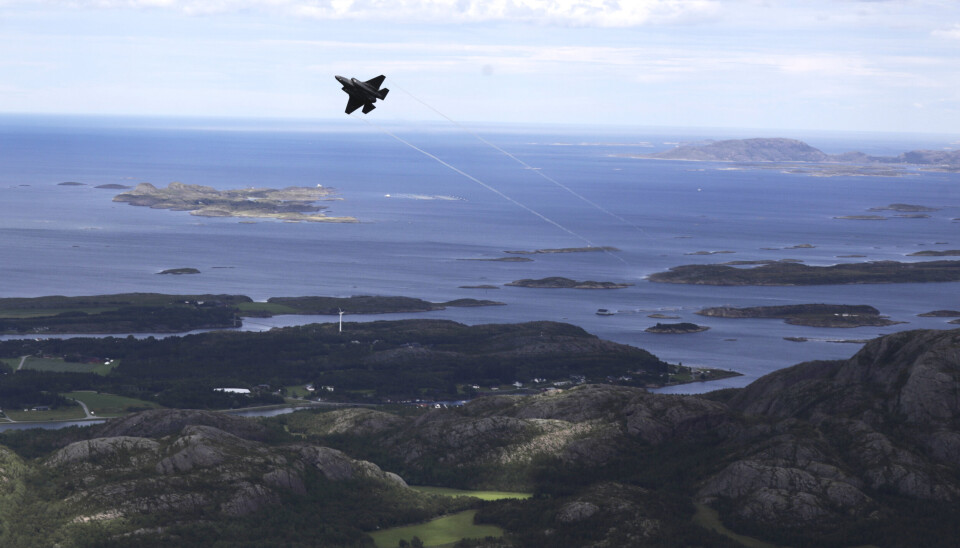 60-70 FLYTIMER: F-35 over Ørland under Weapons Instructor Course. F-35 under Weapons Instructor Course på Ørland.