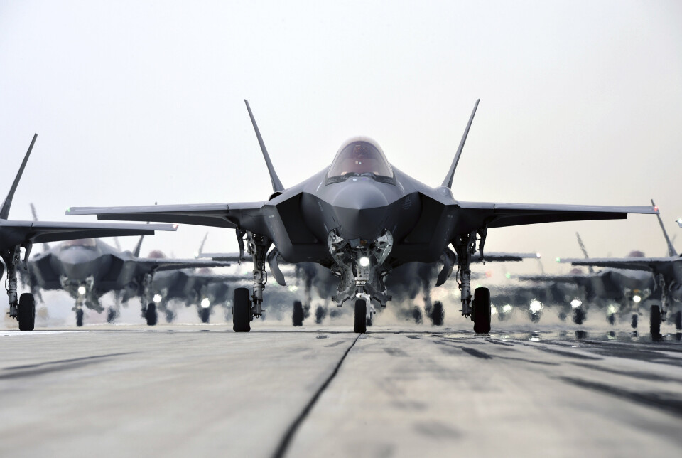 F-35: Sørkoreanske F-35A kampfly.
