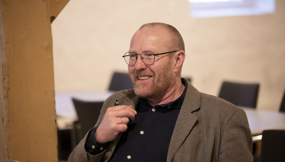 SKRIBENTEN: Førsteamanuensis Ole Jørgen Maaø ved Luftkrigsskolen i Trondheim, under et seminar om luftvern på Forsvarets høgskole i 2023.