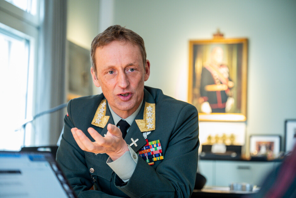 Forsvarssjef: General Eirik Kristoffersen har lest boken «De flinkeste slutter».