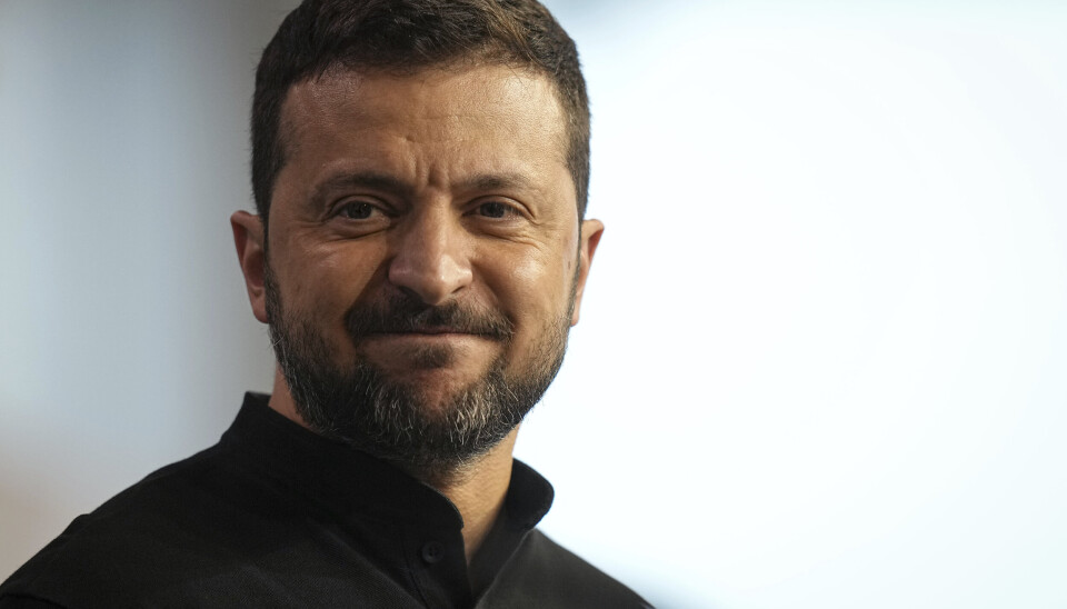 TAKKER: Ukrainas president Volodymyr Zelensky takker soldatene sine for innsatsen etter et massivt droneangrep mot Russland.