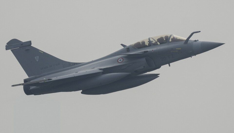 RAFALE: Det var to kampfly av typen Rafale som kolliderte onsdag. Dette bildet er fra et besøk i Indonesia i juli.
