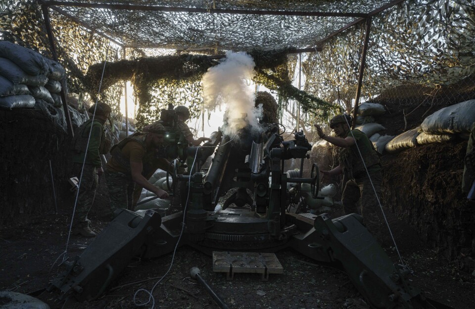 UKRAINSKE SOLDATER: Russerne har strammet grepet og rykker raskere frem enn på lenge. Bildet tatt sommeren 2024.