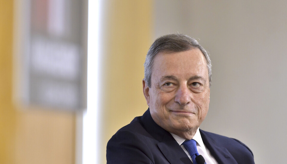 MÅ KUNNE KONKURRERE: Italias tidligere statsminister og tidligere sjef for Den europeiske sentralbanken Mario Draghi kommer neste uke med en ny rapport om EUs konkurransekraft.