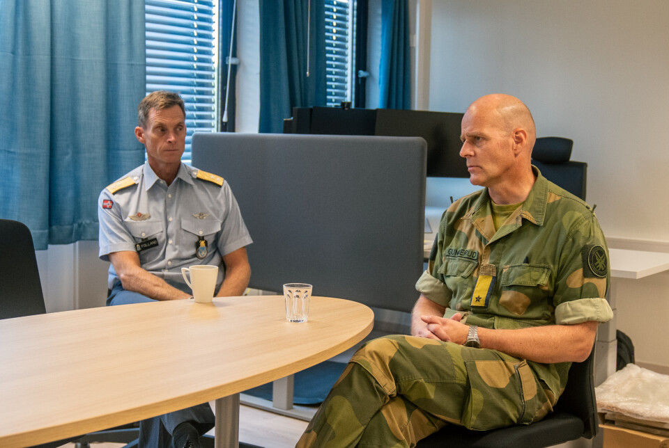 LEDERE: Om det innføres åremål på stillinger, vil ledere som sjef for militærmisjonen i Brussel, generalløytnant Rolf Folland, og sjef for Luftforsvaret generalmajor Øivind Gunnerud sitte i et begrenset antall år i stillingene.