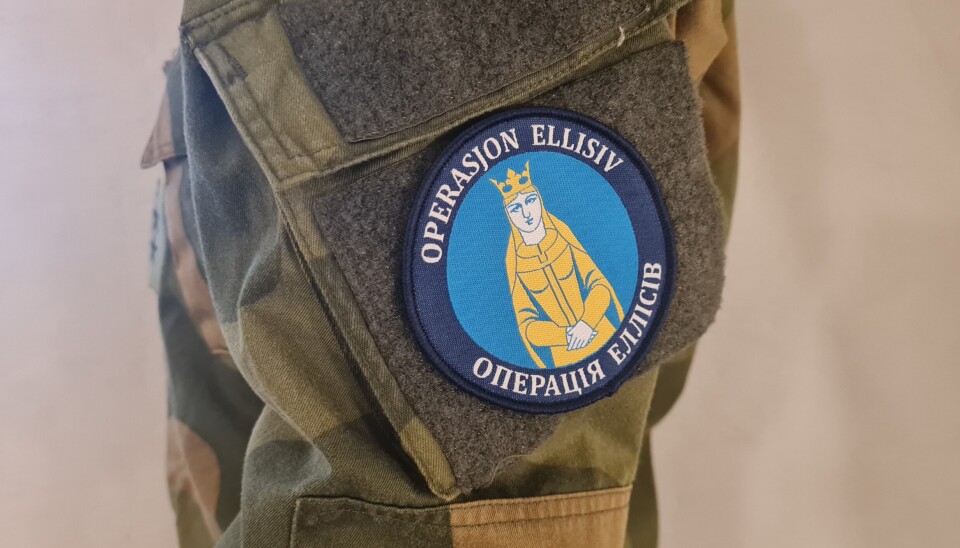 NY PATCH: Den nye Ellisiv-patchen er nå i bruk blant soldatene under Operasjon Ellisiv.