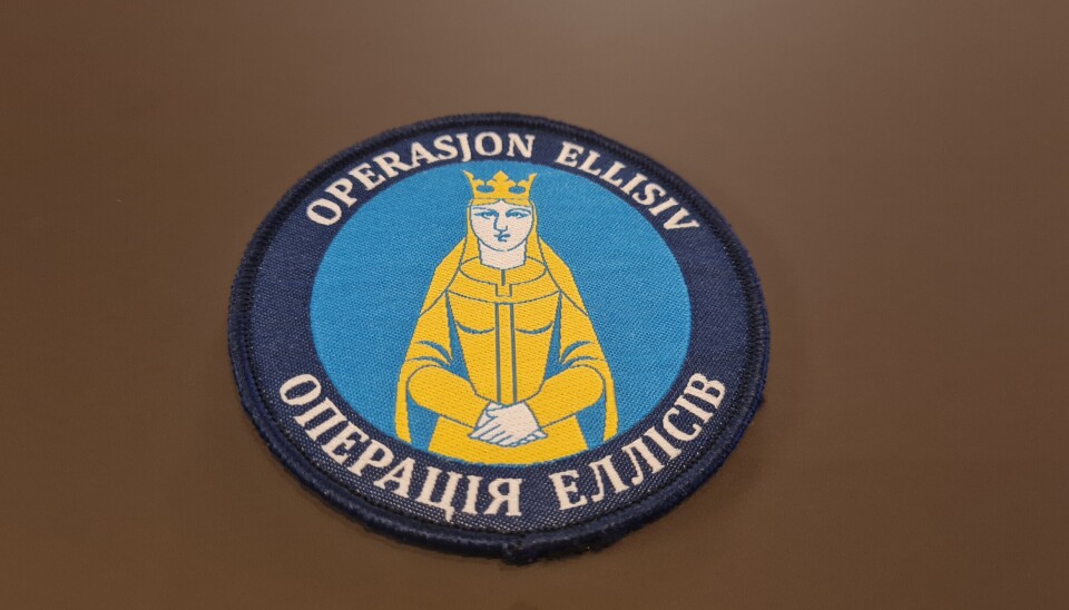 PATCH: Den nye patchen har både ukrainske og norske uttrykk.
