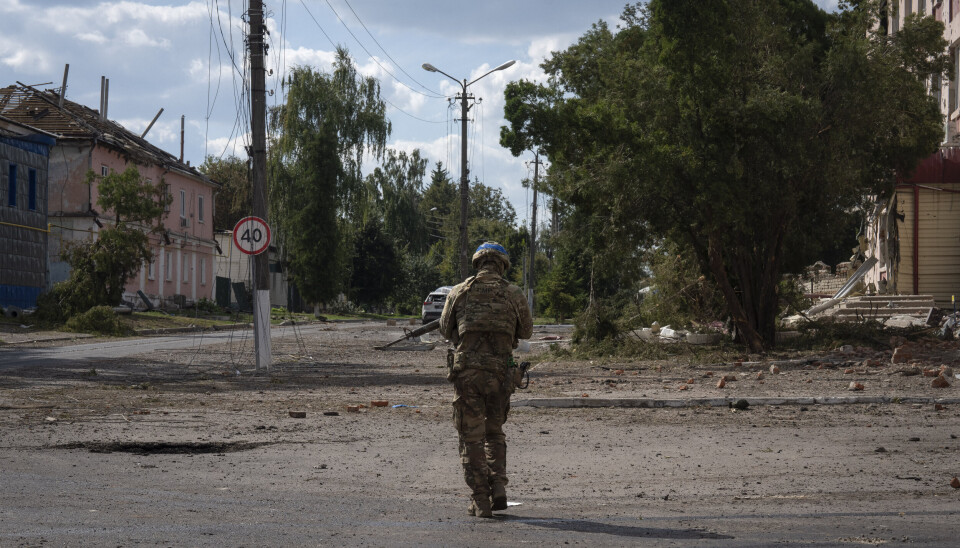 KAMP: Mens Ukraina fortsetter å kjempe for Kursk, har russiske styrker erobret betydelig territorium øst i Ukraina. Bildet er tatt 16. august 2024 i sentrum av Sudzha i Kursk-regionen.