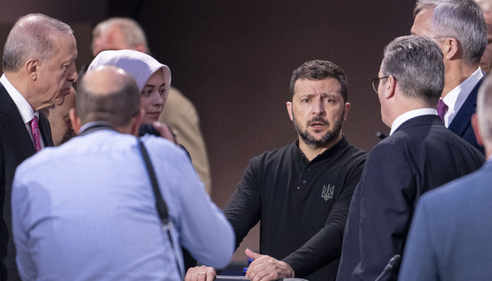 PLAN FOR FRED: Ukrainas president Volodymyr Zelenskyj sier han jobber med en plan som skal sikre fred.
