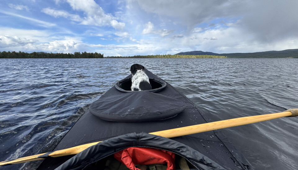 Høstpadling på Sølensjøen
