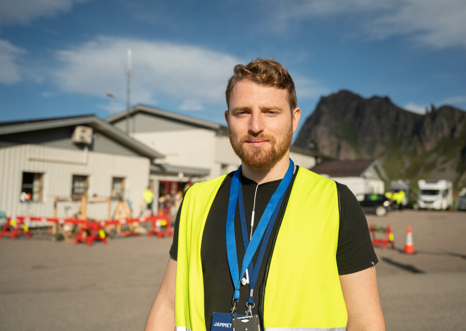 INGENIØR: Nicolai Gerrard er senioringeniør ved Nasjonal kommunikasjonsmyndighet. Her til stede på jammetest på Andøya. Nicolai Gerrard er senioringeniør ved Nasjonal kommunikasjonsmyndighet.