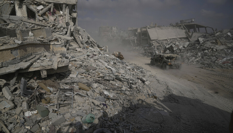 Sånn ser det ut i store deler av Gaza for øyeblikket. Bildet ble tatt fredag 13. september.