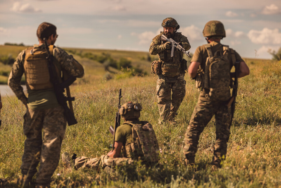 UKRAINA: Forsvarets forum møtte marineinfanterister fra den 35. brigade i Ukraina i sommer.