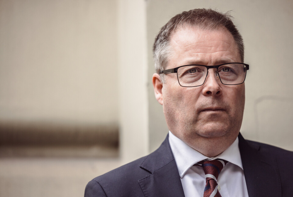 UAVHENGIG TREDJEPART: Hårek Elvenes (H) mener Bjørn Arild Gram (Sp) ikke svarer på spørsmålet hans.