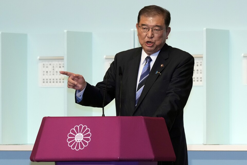Shigeru Ishiba, Japans tidligere forsvarsminister, blir nå landets statsminister.